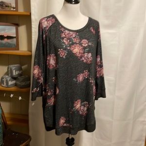 Maurice’s 3/4 Sleeve Flower Sweater
